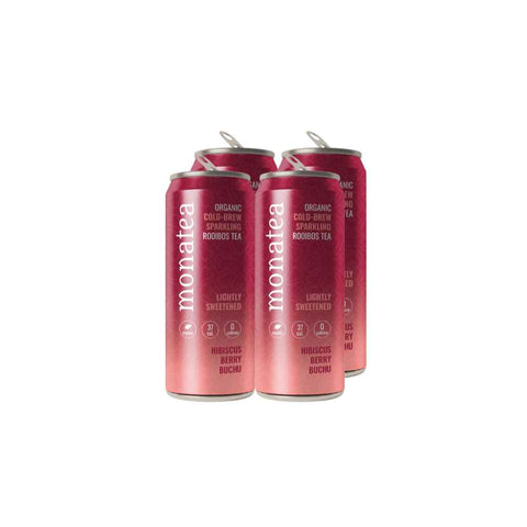 Organic Sparkling Rooibos: Hibiscus, Berry & Buchu - Pack of 4 x 300ml