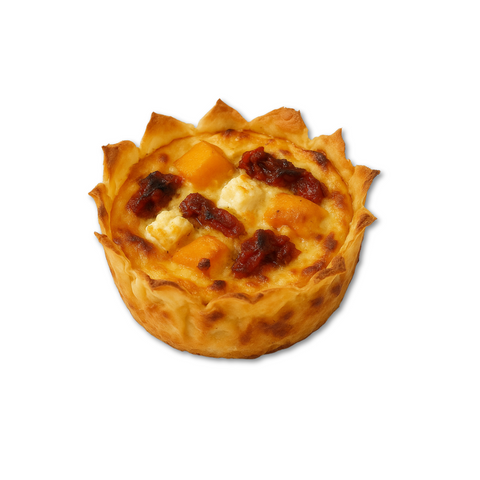 Butternut, Sundried Tomato & Feta Phyllo Pastry Quiche (Fresh) - Kin Culture Shop  