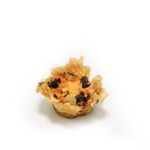 Bacon, Butternut, Sundried Tomato & Feta Phyllo Pastry Quiche (Fresh)