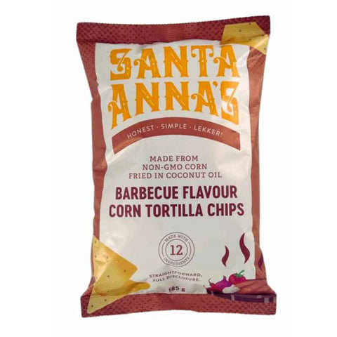 Santa Annas Corn Tortilla Chips | Barbecue Flavour (180g) - Kin Culture Shop  