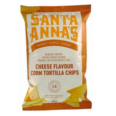 Santa Annas Corn Tortilla Chips | Cheese Flavour (180g) - Kin Culture Shop  